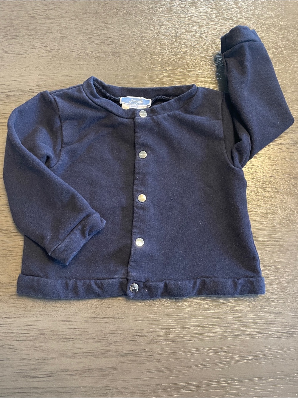 JACADI baby fleece cardigan 12MOS